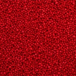 Chocomaker Red Shimmer Beads Nonpareil 9513-CM Christmas Valentine July 4th