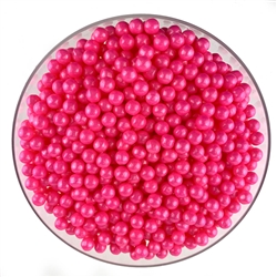 Bright Pink 7MM Sugar Pearls  2 Pounds Valentine gender reveal girl birthday wedding