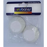 Mini White Baking Cups 100 Count 7500-207 cheesecake cupcake candy