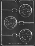 Happy 90th Birthday Lolly sucker lollipop Chocolate Mold LPL075 anniversary