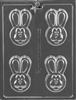 Easter Bunny Sandwich Cookie Chocolate Mold E478 animal baby shower child birthday