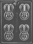 Easter Bunny Sandwich Cookie Chocolate Mold E478 animal baby shower child birthday