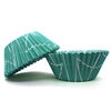 Teal Triangle Baking Cups wedding cupcake muffin nuts