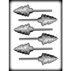 3" Tree Sucker Hard Candy Mold 8H-4922 Christmas Arbor Day pine