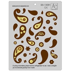 Paisley Accessory Chocolate Mold 90-13081 Fathers day tie shape