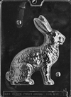 3D Peter Cottontail Chocolate Mold Easter Animal E212A bunny rabbit