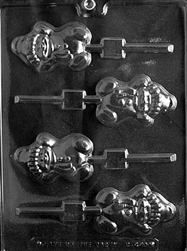 Snowman Lolly Chocolate Mold