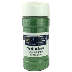 Emerald Green Sanding Sugar  4 Ounce Bag wizard of oz st. patricks 7500-7850513