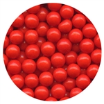 Red Candy Sugar Pearls 7mm 2 Pound Bag Christmas Valentine 78-271S2