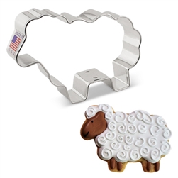 3-3/4" Sheep Shaped Cookie Cutter 8327A animal farm nativity scene Serta