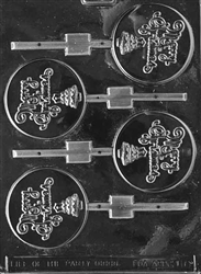 Merry Christmas Lolly Chocolate Mold
