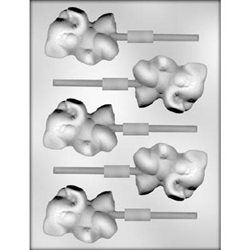 2-7/8" Elephant Sucker chocolate candy Mold lollipop 90-11123 zoo safari