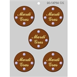 Mardi Gras Medallion Chocolate Mold (90-14784)*