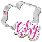 3.75" Baby Script Cookie Cutter - 8557A