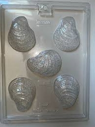 Oyster Shell Pieces Chocolate Mold