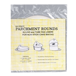 Parchment Rounds and Tube Pan Liners - 24 Count