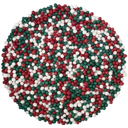 Christmas Holiday Nonpareils - 30 Ounce Jar