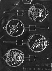 12 days christmas chocolate candy sucker pop lollipop mold plastic C141 drummer lords leaping ladies dancing piper