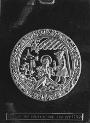 Nativity Plaque Chocolate Mold