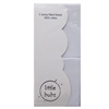 LittleBubz 2 Pack Crib Fitted Sheet White