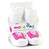 Mocc Ons Slipper Socks Sneaker Fuchsia UK 2/3 6-12 Months