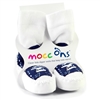 Mocc Ons Slipper Socks Sneaker Navy UK 2/3 6-12 Months