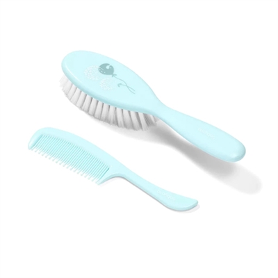 Babyono Hair Brush and Comb Mint