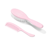 Babyono Hair Brush and Comb Pink