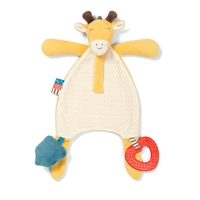 Babyono Cuddly toy with pacifier holder - SKINNY MATE HANK