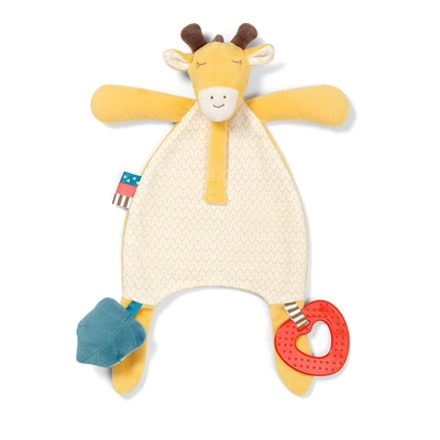 Babyono Cuddly toy with pacifier holder - SKINNY MATE HANK