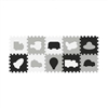 Babyono Foam Puzzle 10pcs Vehicles Black & White