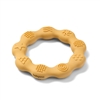 BabyOno Ring Silicone Teether Yellow