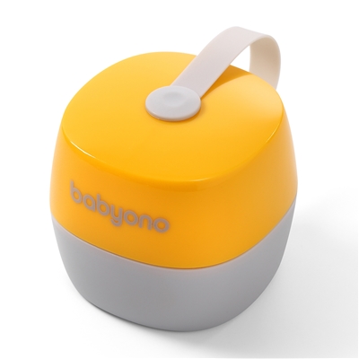 Babyono Soother Case Yellow/Grey