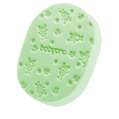 Babyono Soft Baby Bath Sponge Green