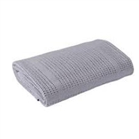 Baby Elegance Cellular Blanket Cot Grey