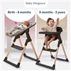 Baby Elegance Mash High Chair Bundle - Black