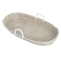 Baby Elegance Sea-Grass Baby Changing Basket