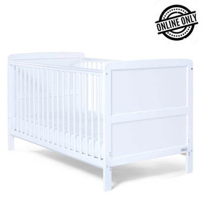 Baby Elegance Travis Cot Bed White