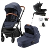 Britax STRIDER M Travel System with  BABY-SAFE Core Car Seat and Core Base - Navy