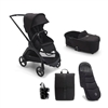 Bugaboo Dragonfly The Essential Pushchair Bundle - Black/ Midnight Black