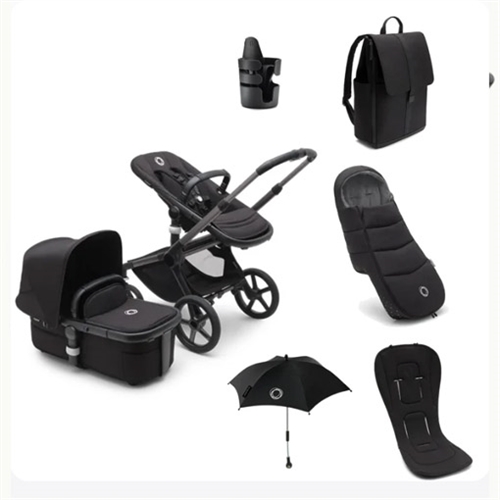 Bugaboo Fox 5 Essential  GRAPHITE/MIDNIGHT BLACK-MIDNIGHT BLACK