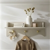 Cuddle Co Clara Wall Shelf - Cashmere