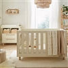 Cuddle Co Harper 2 Piece Nursery Furniture Set - Cream & Ash