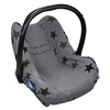 Dooky Seat Cover 0+ Grey with Black Stars
