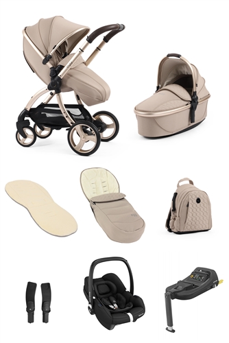 egg3 Bundle with Cabriofix i-size and Base - Collection Colour - Feather