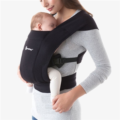 Ergobaby Embrace Cozy Newborn Carrier Pure Black