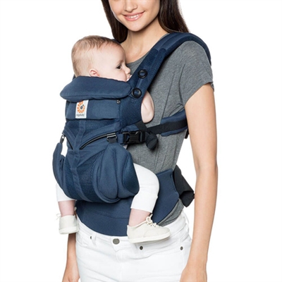 Ergobaby Omni 360 Baby Carrier All-In-One Cool Air Mesh Midnigh Blue