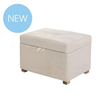 Gaia Baby Serena Footstool - Ecru Corduroy