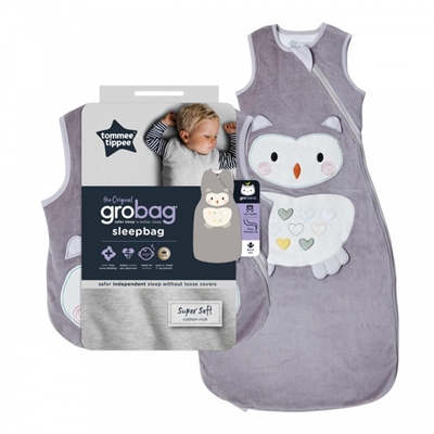 Tommee Tippee Grobag Sleepbag Ollie the Owl 2.5 tog 6-18 months