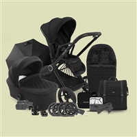 iCandy Core Pushchair and Carrycot - Complete Bundle Jet Black Edition